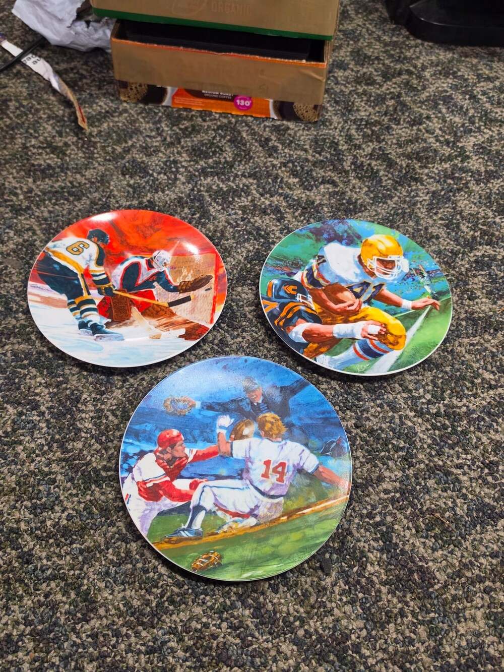 Avon Moments Of Victory Collector Plates Set Of 3